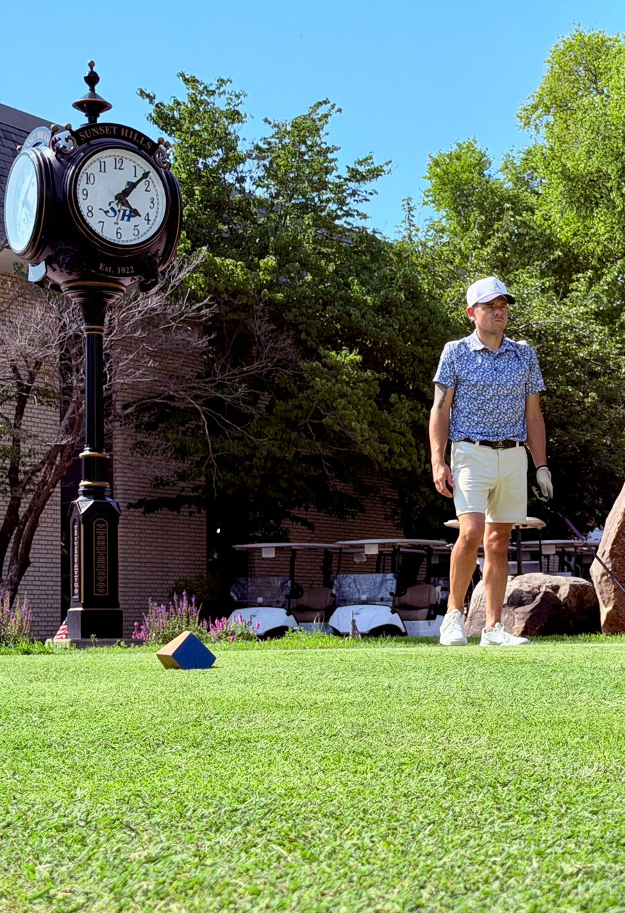 Aura Golf, worn on the course