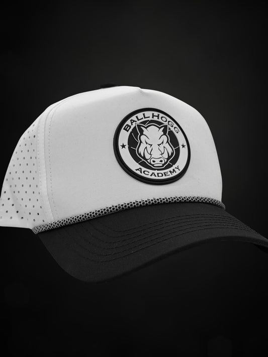 Ball Hogg Academy Snapback – White & Black (Pre-Order)