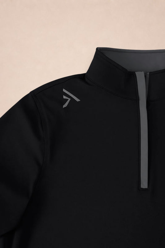 All Day 1/4 Zip - Midnight