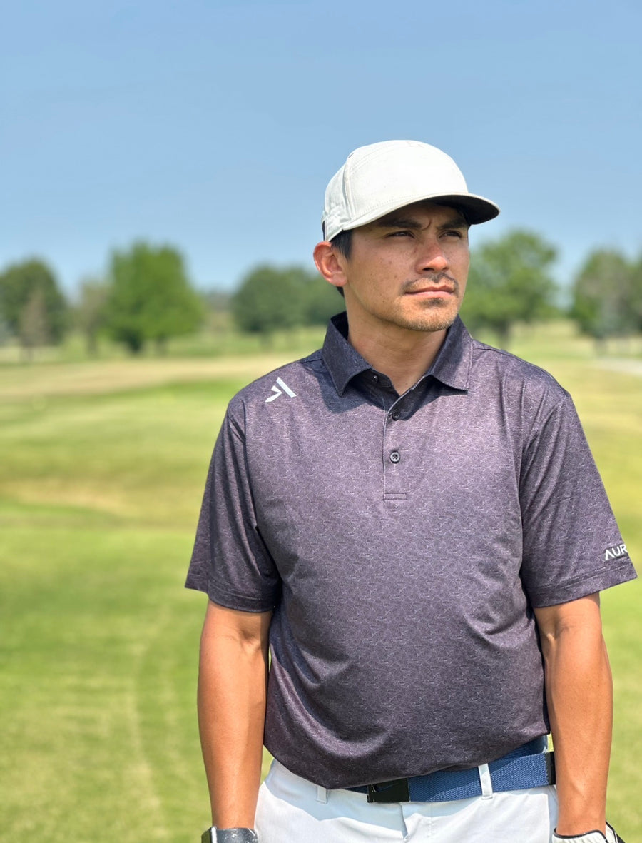 Aura Golf, worn on the course