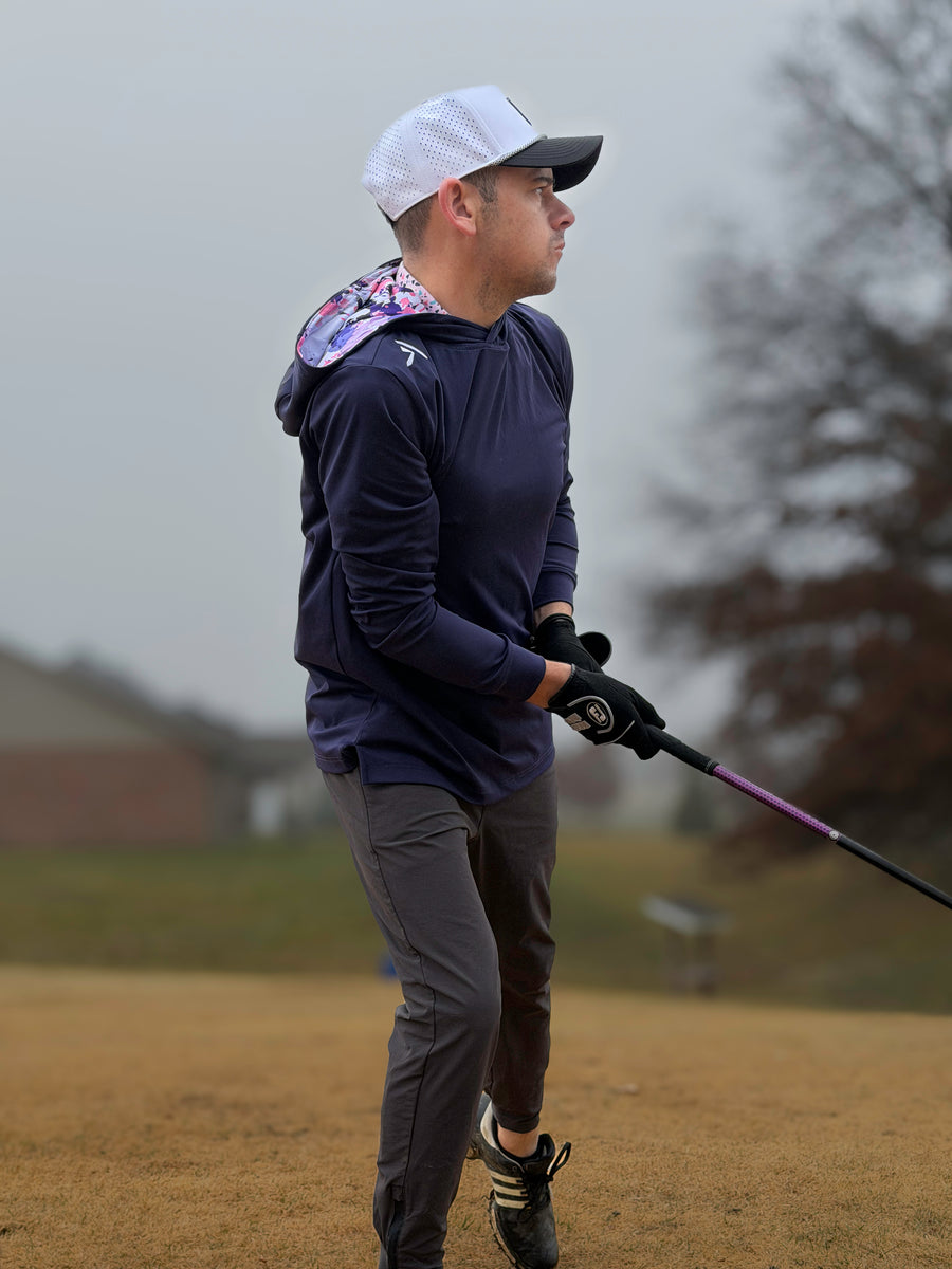 Aura Golf, worn on the course
