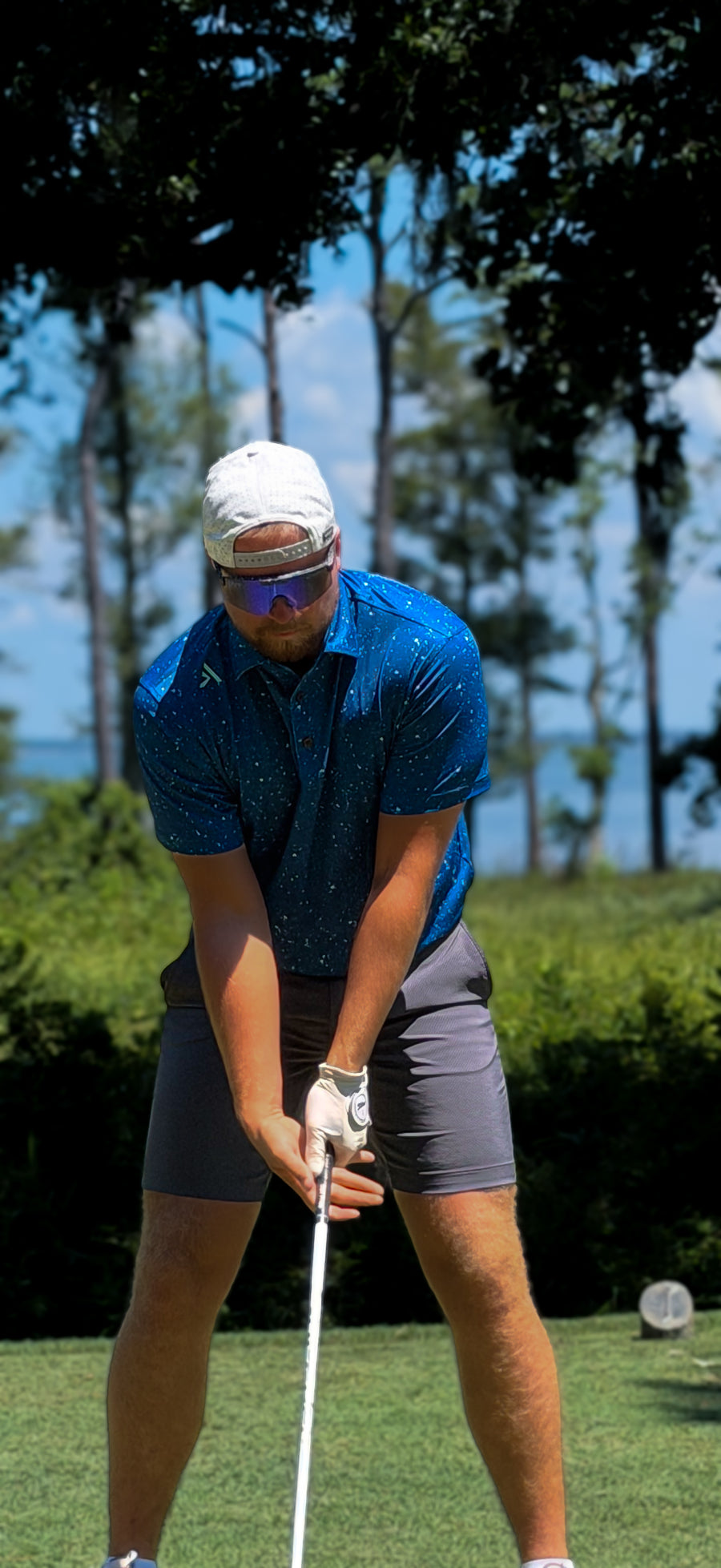 Aura Golf, worn on the course